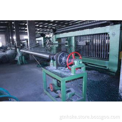 Double Rack Drive Gabion Wire Netting Gabion Machine 4.2mm